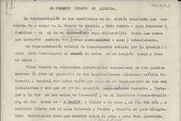 El huésped Renato de Almeida El huésped Renato de Almeida