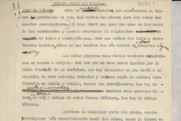 Recado sobre las islas Recado sobre las islas