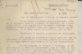 Lectura para mujeres : Don Vasco de Quiroga Lectura para mujeres : Don Vasco de Quiroga