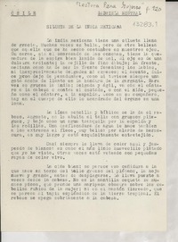 Lectura para mujeres : Silueta de la india mexicana Lectura para mujeres : Silueta de la india mexicana
