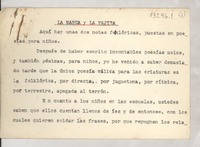 La manca y la pajita La manca y la pajita