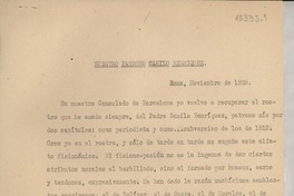Nuestro patrono Camilo Henríquez Nuestro patrono Camilo Henríquez