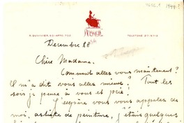 [Carta] [1949?] dic. 26, Rio de Janeiro, [Brasil] [a] [Gabriela Mistral]