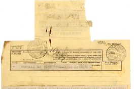 [Telegrama] 1951 ene. 22, Roma [a] Gabriela Mistral, Rapallo