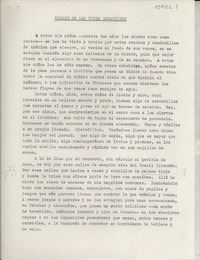 Recado de las voces infantiles Recado de las voces infantiles