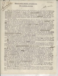 Recado sobre nuestro aturdimiento Recado sobre nuestro aturdimiento