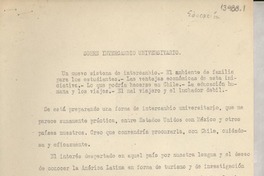 Sobre intercambio universitario Sobre intercambio universitario