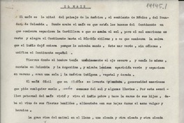 El maíz El maíz