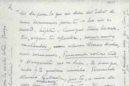 [Carta] [a] Gabriela Mistral