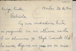 [Carta] 1944 dic. 2, Sao Paulo, [Brasil] [a] Gabriela Mistral