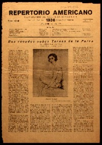 Dos recados sobre Teresa de la Parra Dos recados sobre Teresa de la Parra