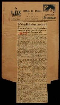Gabriela Mistral saúda o Brasil o que a admiravel poetisa chilena disse ao microfone do Departamento de Propaganda. Gabriela Mistral saúda o Brasil o que a admiravel poetisa chilena disse ao microfone do Departamento de Propaganda.