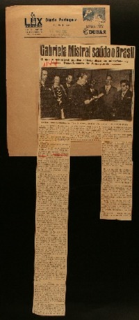 Gabriela Mistral saúda Brasil Gabriela Mistral saúda Brasil