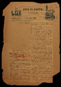 Gabriela Mistral saúda o Brasil o que a admiravel poetisa chilena disse ao microfone do Departamento de Propaganda. Gabriela Mistral saúda o Brasil o que a admiravel poetisa chilena disse ao microfone do Departamento de Propaganda.