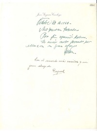 [Carta] 1946 oct. 20, [San Francisco, California] [a] Gabriela Mistral