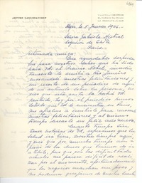 [Carta] 1946 ene. 5, [Alger] [a] Gabriela Mistral, París