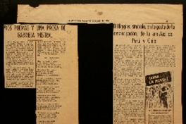 Dos poemas y una prosa de Gabriela Mistral Dos poemas y una prosa de Gabriela Mistral