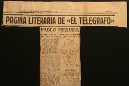 Pablo Neruda algunos de los más interesantes aspectos del joven poeta estudiados anoche por G. Mistral Pablo Neruda algunos de los más interesantes aspectos del joven poeta estudiados anoche por G. Mistral
