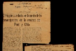 O'Higgins, símbolo en la gesta de la emancipación y de la amistad del Perú y Chile O'Higgins, símbolo en la gesta de la emancipación y de la amistad del Perú y Chile