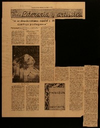 "Es un alma de romance español y de cantiga portuguesa" dice Gabriela Mistral en el prólogo a "Encrucijada", libro de poemas de María Teresa Llona, que acaba de aparecer "Es un alma de romance español y de cantiga portuguesa" dice Gabriela Mistral en el prólogo a "Encrucijada", libro de poemas de María Teresa Llona, que acaba de aparecer
