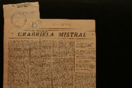 Gabriela Mistral escritoras americanas Gabriela Mistral escritoras americanas
