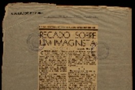 Recado sobre um imaginista Gabriela Mistral. Recado sobre um imaginista Gabriela Mistral.