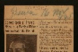 Concediósele el Premio Nóbel a la poetisa chilena Gabriela Mistral