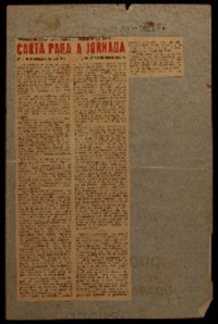 Carta para a jornada Carta para a jornada