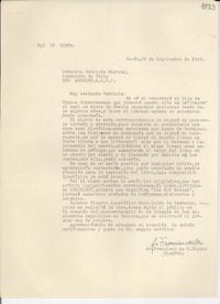 [Carta] 1946 sept. 24, Pucón, [Chile] [a] Gabriela Mistral, Los Ángeles, E.E.U.U.