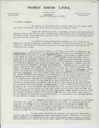 [Carta] 1954 feb. 2, Santiago, [Chile] [a] [Gabriela Mistral]