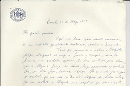 [Carta] 1952 mayo 31, Bruck, [Austria] [a] Gabriela Mistral