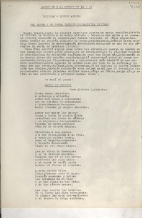 Una carta y un poema inédito de Gabriela Mistral Una carta y un poema inédito de Gabriela Mistral