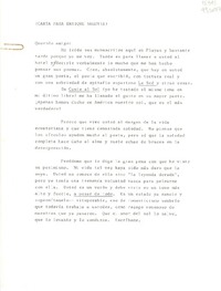 (Carta para Enrique Segovia) (Carta para Enrique Segovia)