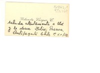 [Carta] 1952 dic. 1, Antofagasta, Chile [a] [Gabriela Mistral]