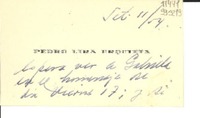 [Tarjeta] 1954 sept. 11, [Chile] [a] Gabriela Mistral
