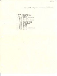 [Indices y listados de Lagar I y II]