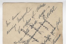 [Tarjeta] 1940?, Santiago, Chile [a] Miguel Munizaga