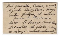 [Tarjeta] 1932 ene. 1, Montevideo, Uruguay [a] Angelina