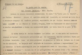 Un jardín para la muerte por Paulina Medeiros Un jardín para la muerte por Paulina Medeiros