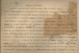 Memorias de Stendhal