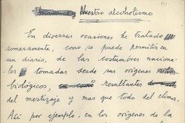 Nuestro alcoholismo