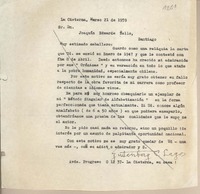 [Carta] 1959 marzo 21, Santiago, [Chile] [a] Joaquín Edwards Bello