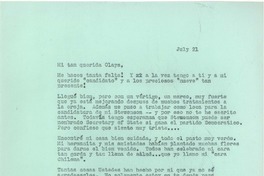 [Carta] [1960?], jul. 21, [New York] [a] Olaya Errázuriz [Santiago]