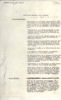 Datos sobre Humberto Díaz Casanueva Datos sobre Humberto Díaz Casanueva