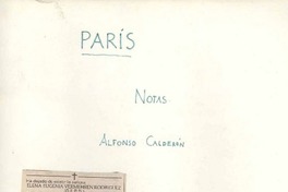 París Notas París Notas
