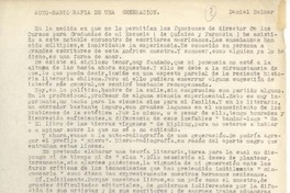 Auto-radiografía de una generación Auto-radiografía de una generación