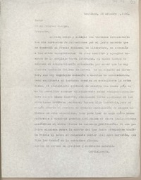 [Carta] 1980 octubre 28, Santiago, Chile [a] Roque Esteban scarpa