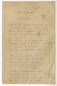 Ao imperial  [manuscrito] Eusebio Lillo.
