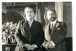 [Retrato de Gabriela Mistral y Carlos Forests]  [fotografía]
