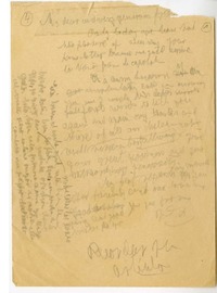 [My dear and very...]  [manuscrito] Juan Guzmán Cruchaga.